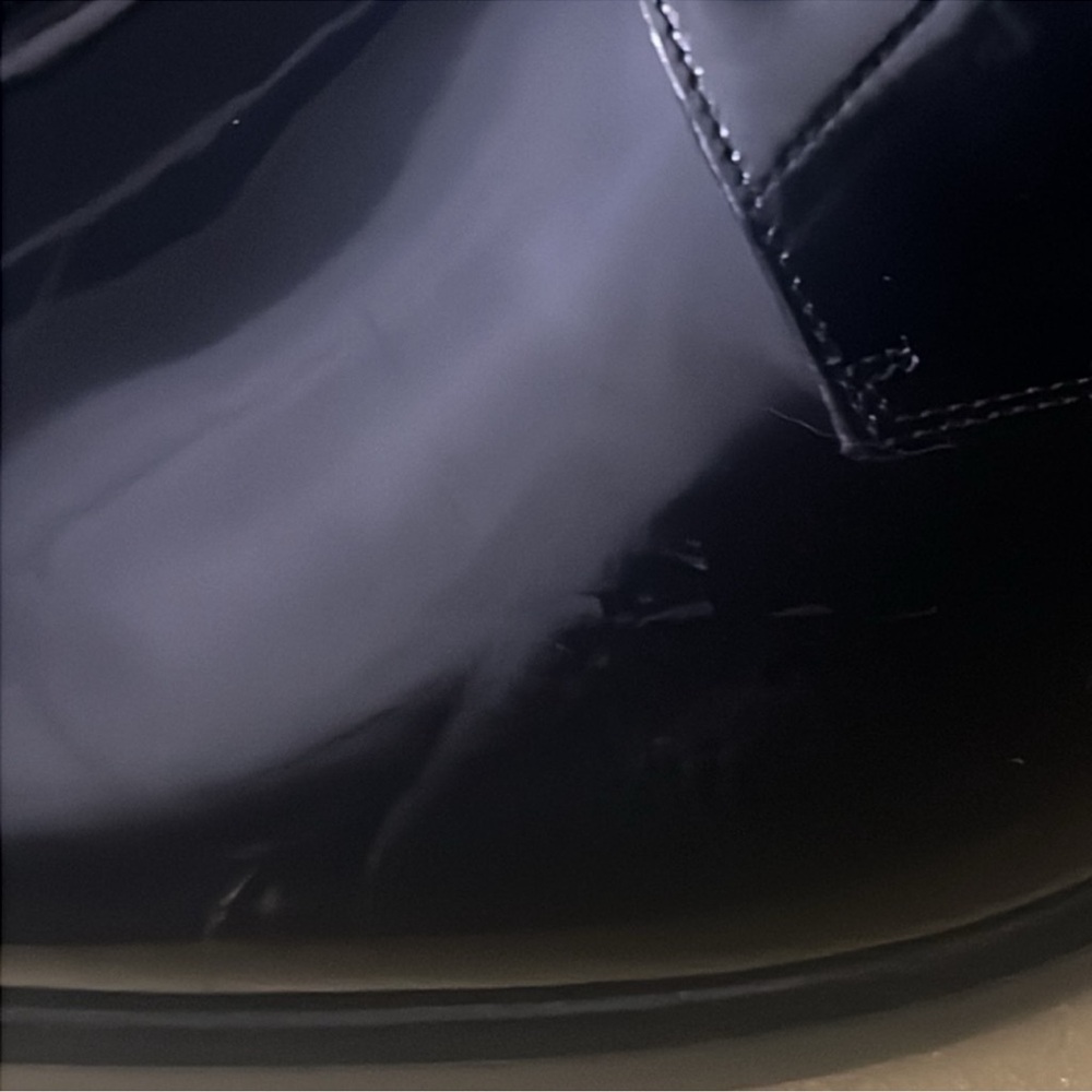 New authentic Saint Laurent luxury designer patent leather dress shoes 11.5 - Picture 13 of 17